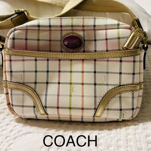 Coach (Plaid) Small Crossbody
